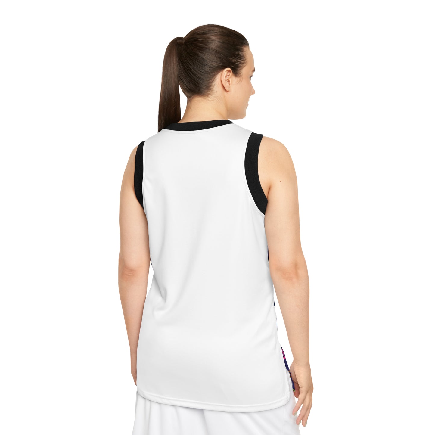 Colorful Fun Unisex Basketball Jersey - Perfect for Summer Games and Casual Wear