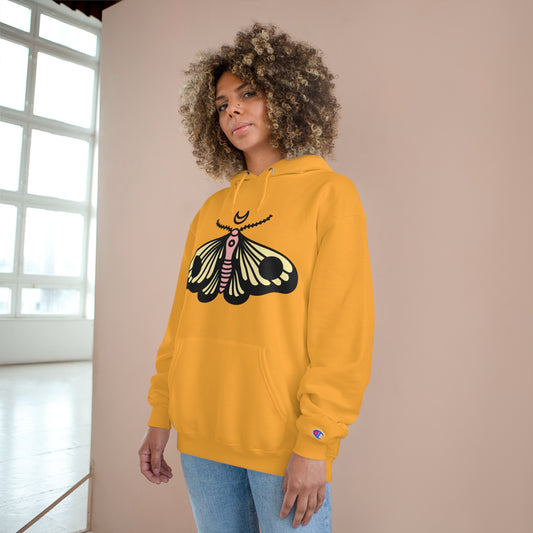 Butterfly Design Champion Hoodie – Cozy Urban Style for Nature Lovers